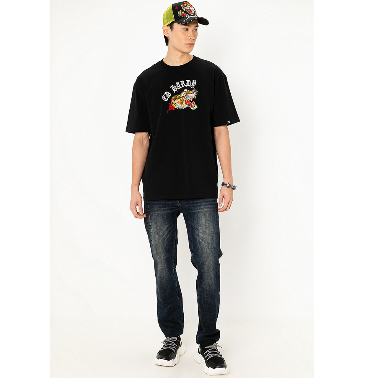 Ed Hardy Champion Tiger Oversized Tee