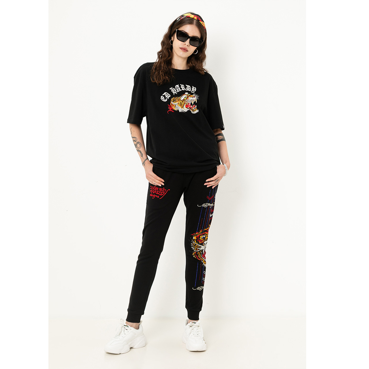Ed Hardy Champion Tiger Oversized Tee