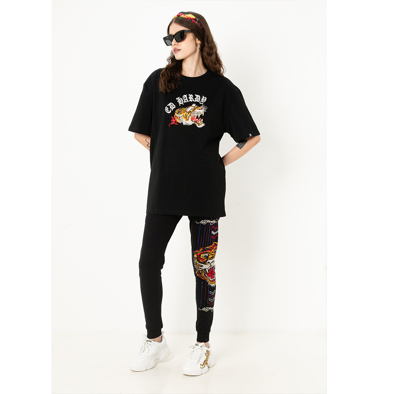 Ed Hardy Champion Tiger Oversized Tee
