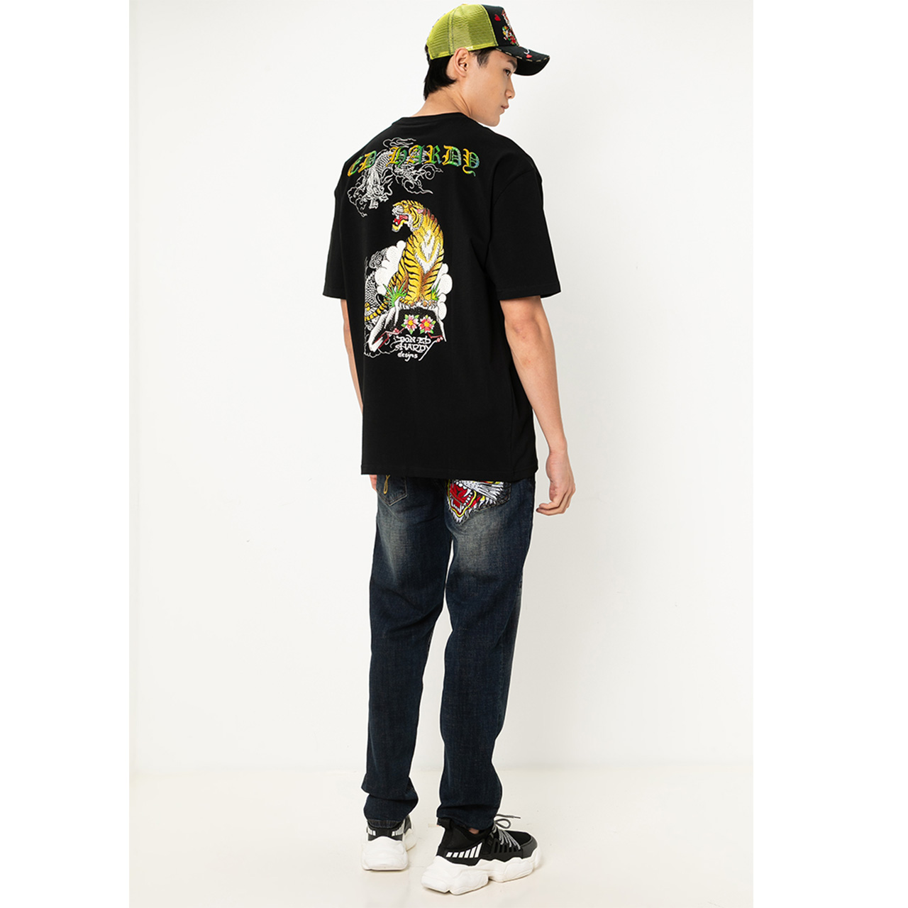 Ed Hardy Champion Tiger Oversized Tee