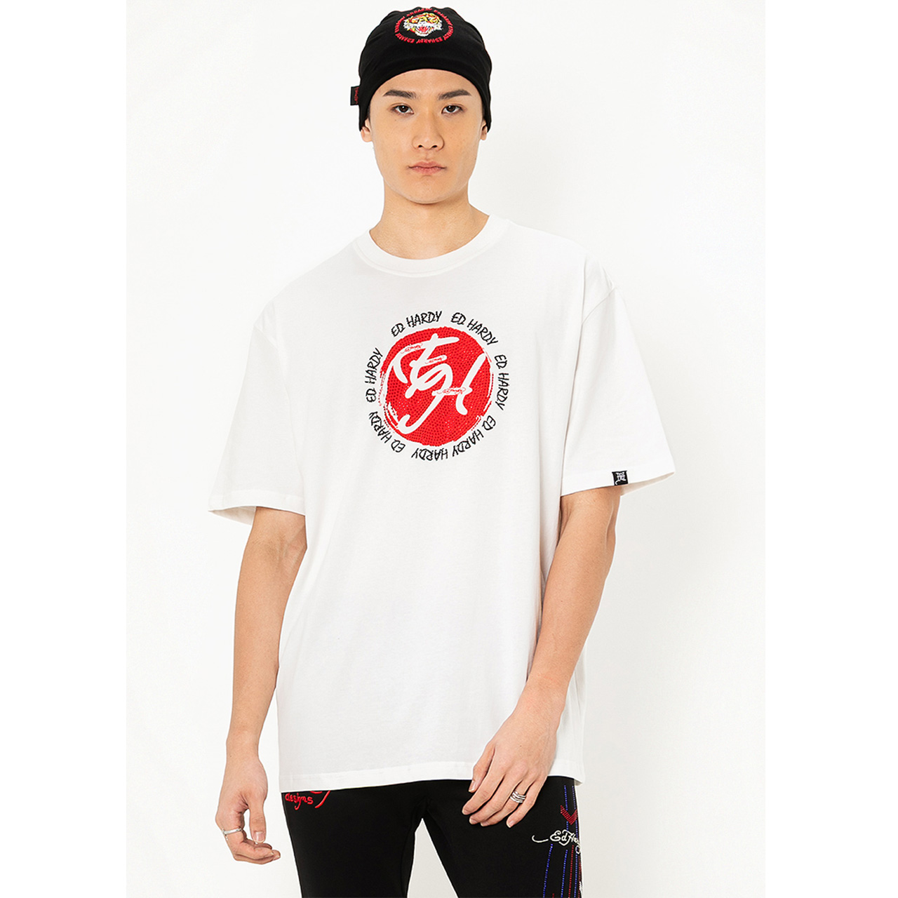 Ed Hardy Tiger Iconics Oversized Tee