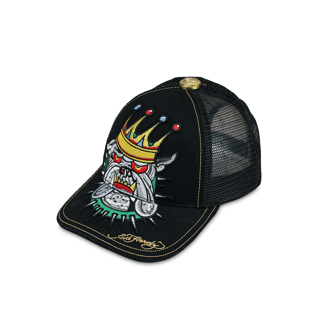 Bulldog King Trucker Cap-Ed Hardy Asia