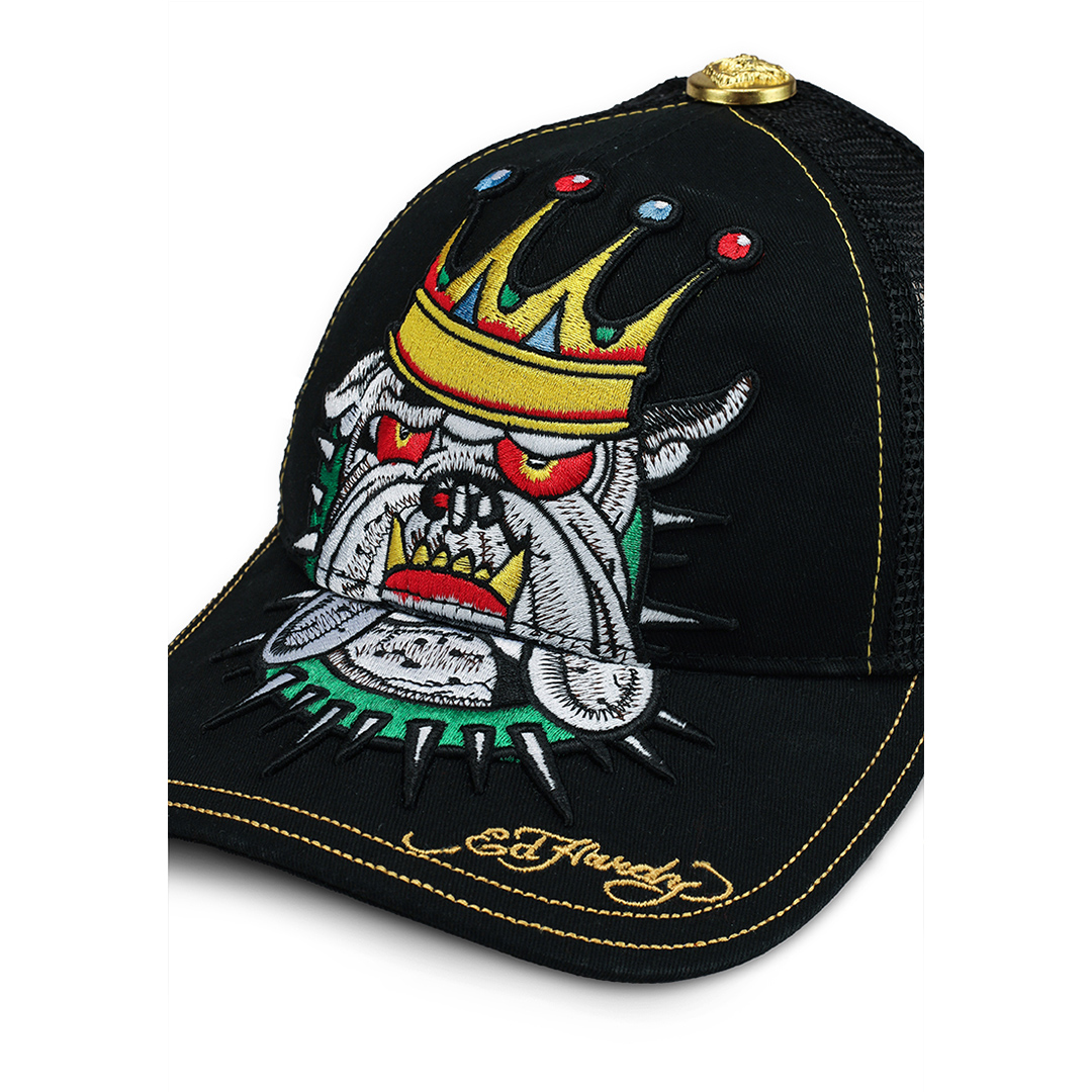 Bulldog King Trucker Cap-Ed Hardy Asia