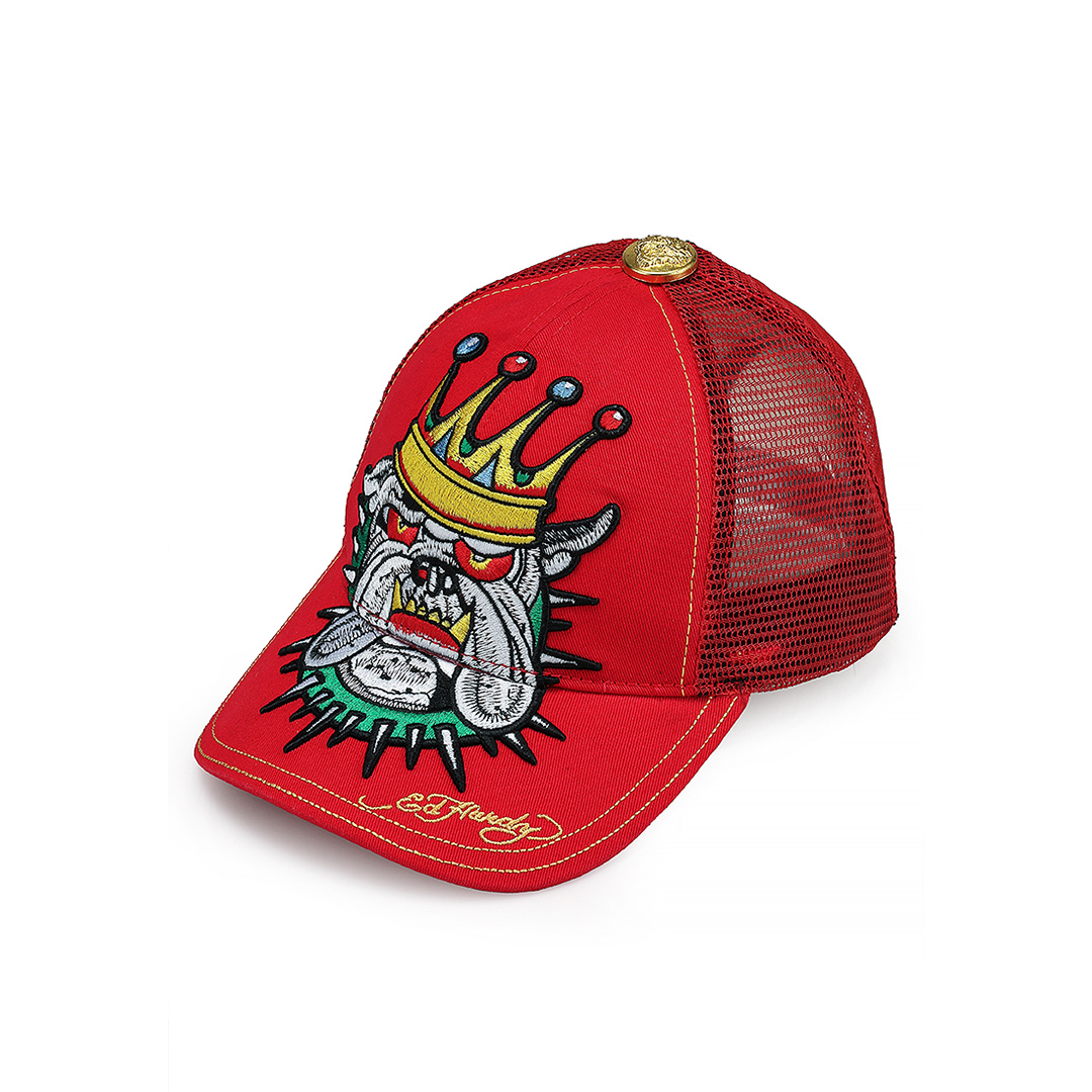 Bulldog King Trucker Cap-Ed Hardy Asia