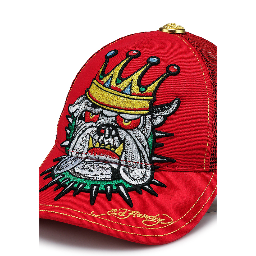 Bulldog King Trucker Cap-Ed Hardy Asia
