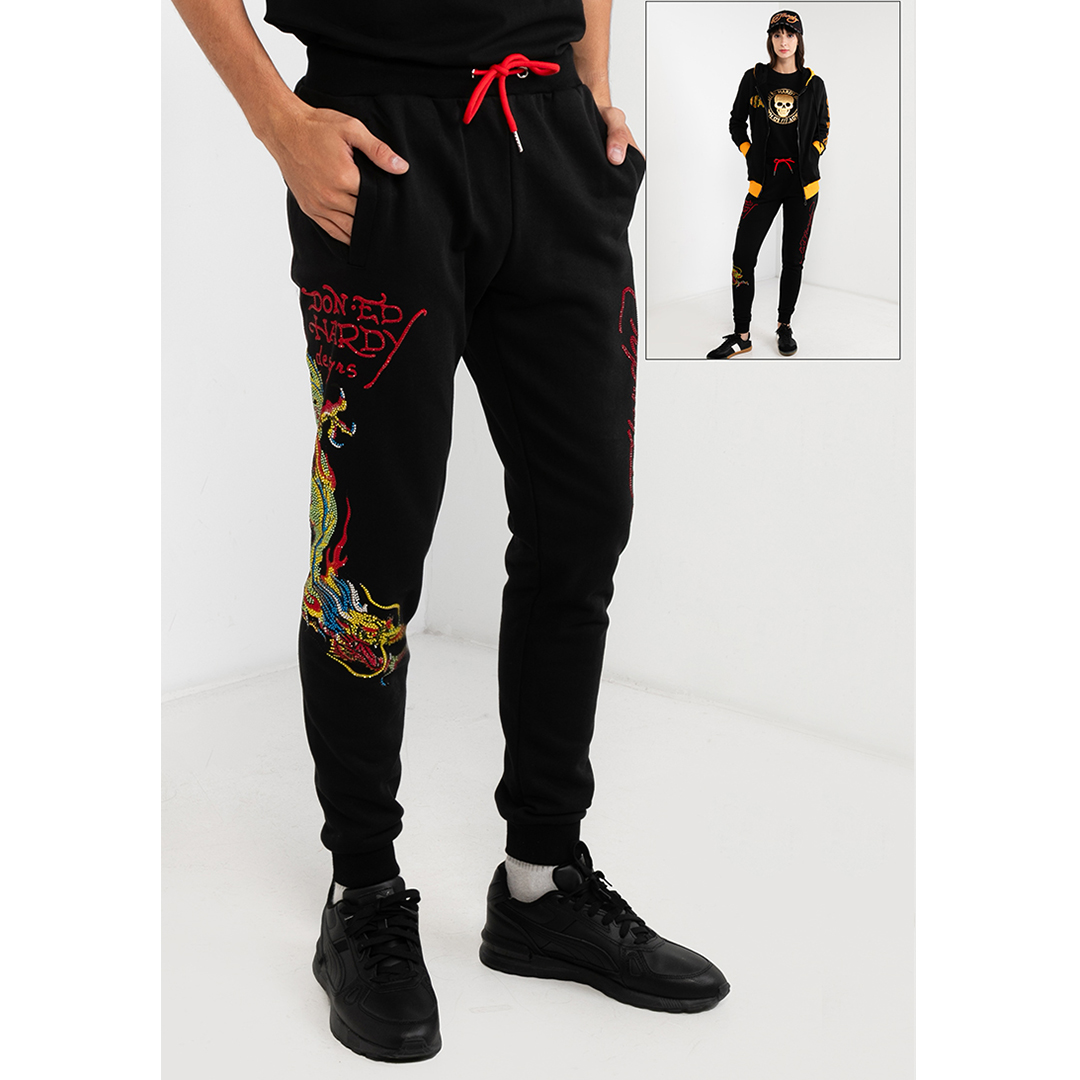Classic Dragon Unisex Jogger-Ed Hardy Asia