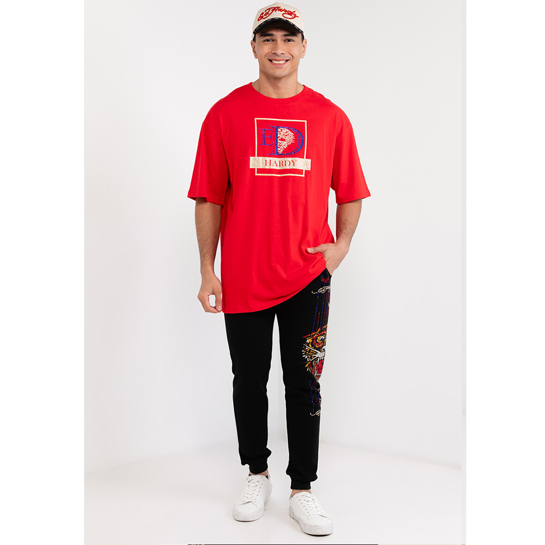 D.E.H Tiger Unisex Jogger-Ed Hardy Asia