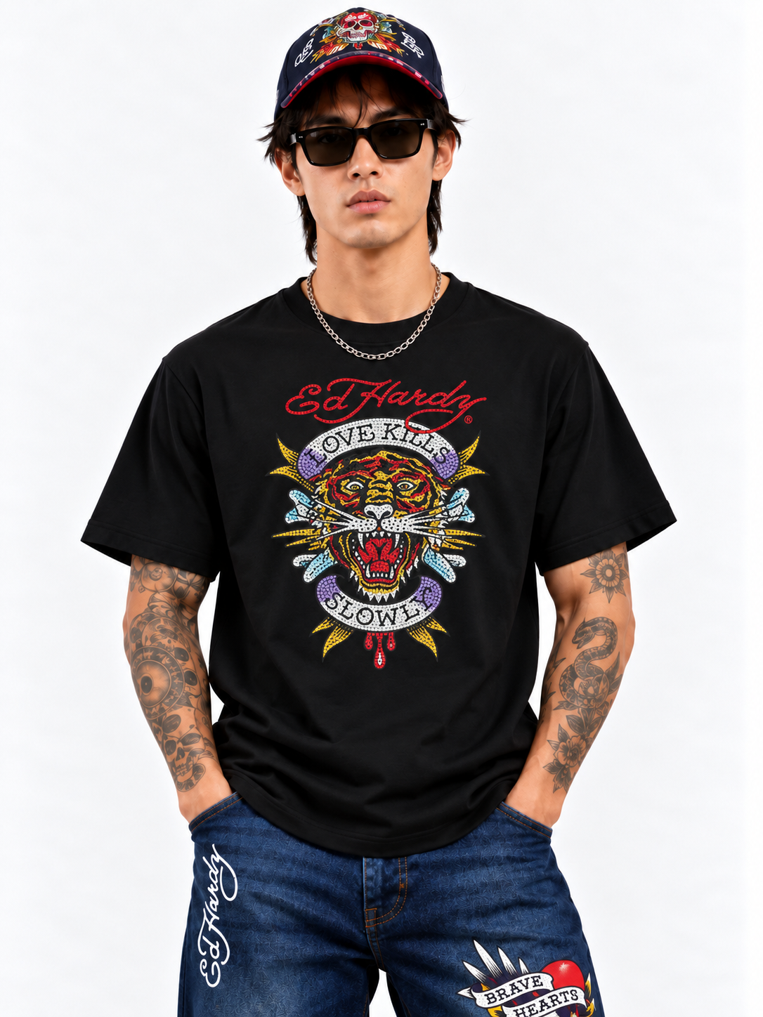 Love Kills Slowly Tiger Regular Tee