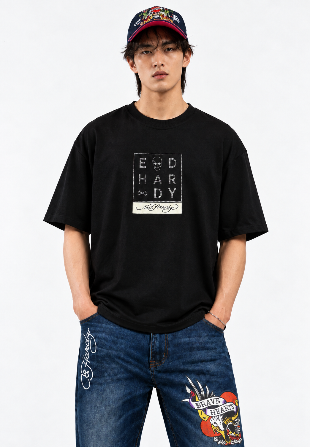 Thunder Skull Unisex Oversized Tee