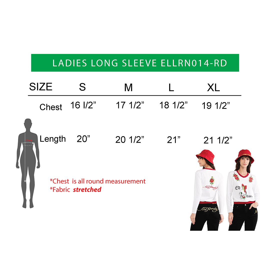 Cyber Signature Women Long Sleeve Tee-Ed Hardy Asia