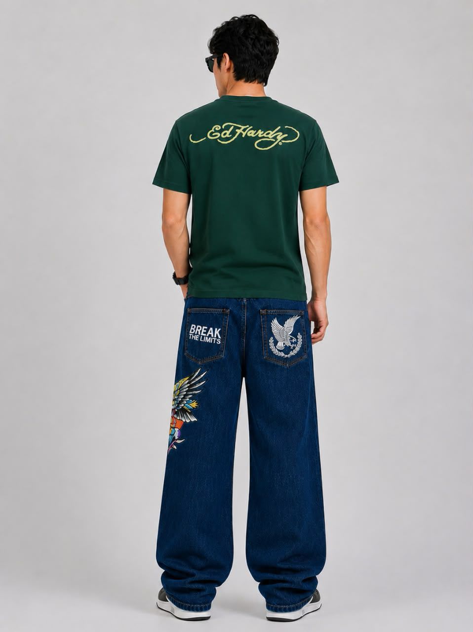 Classic Tiger Green Regular Tee - Men