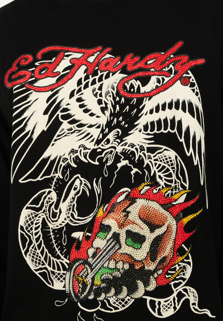 Legendary Eagle Biker Long Sleeve Tee - Men