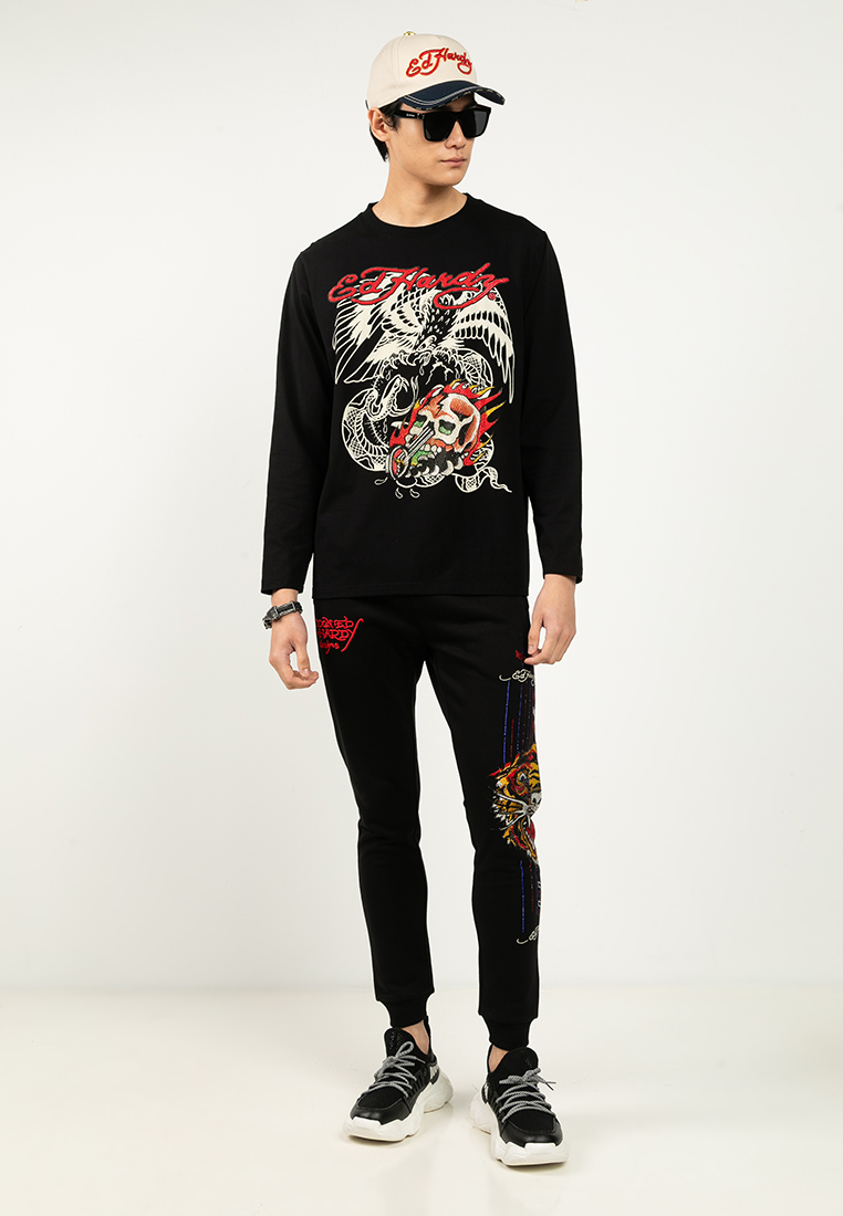 Legendary Eagle Biker Long Sleeve Tee - Men