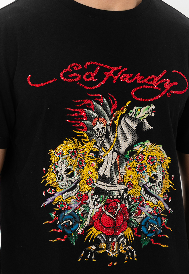 Sakura Skulls Regular Tee - Men