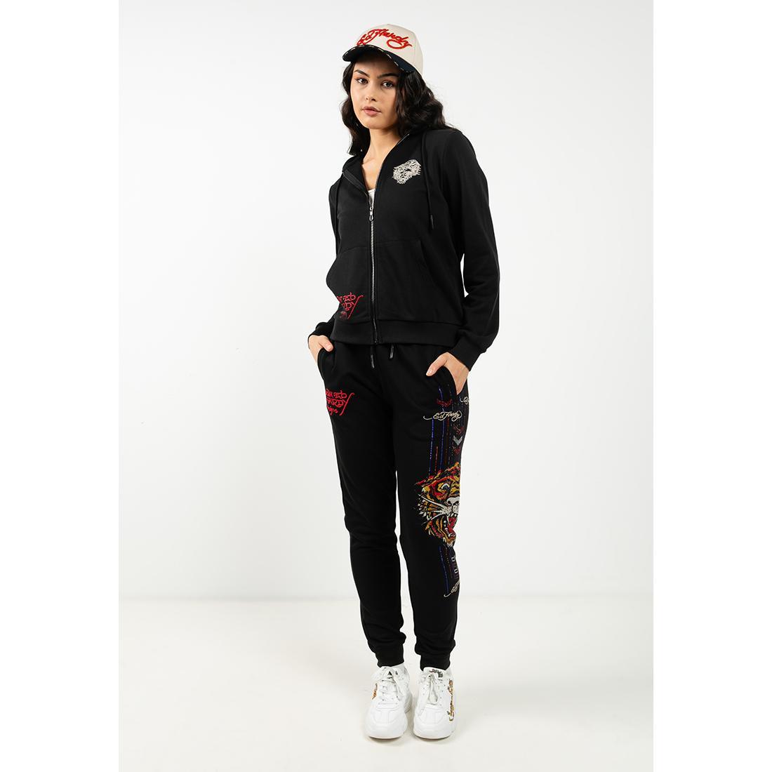 Jaket Hoodie Ed Hardy L.A Tiger Zipper Up