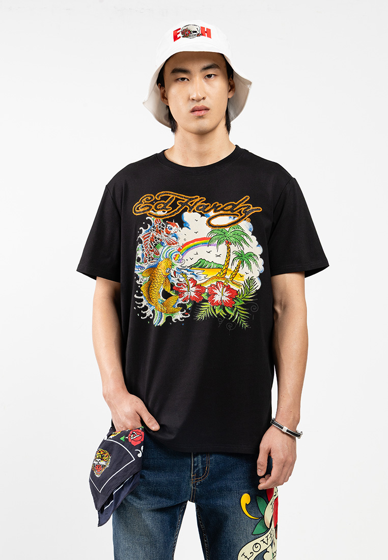 Paradise Koi Regular Tee - Men