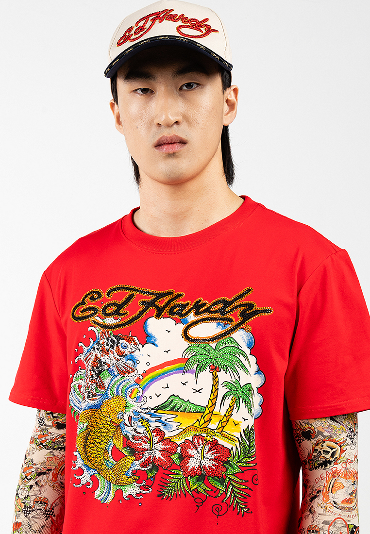 Paradise Koi Regular Tee - Men