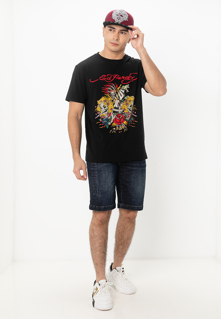 Sakura Skulls Regular Tee - Men
