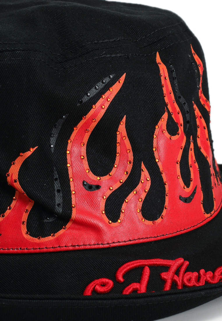 EH Roses & Skull  - Bucket Hat