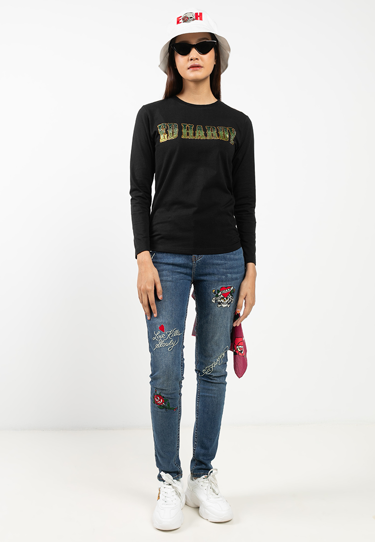 Cyber Signature Long Sleeve Tee - Ladies