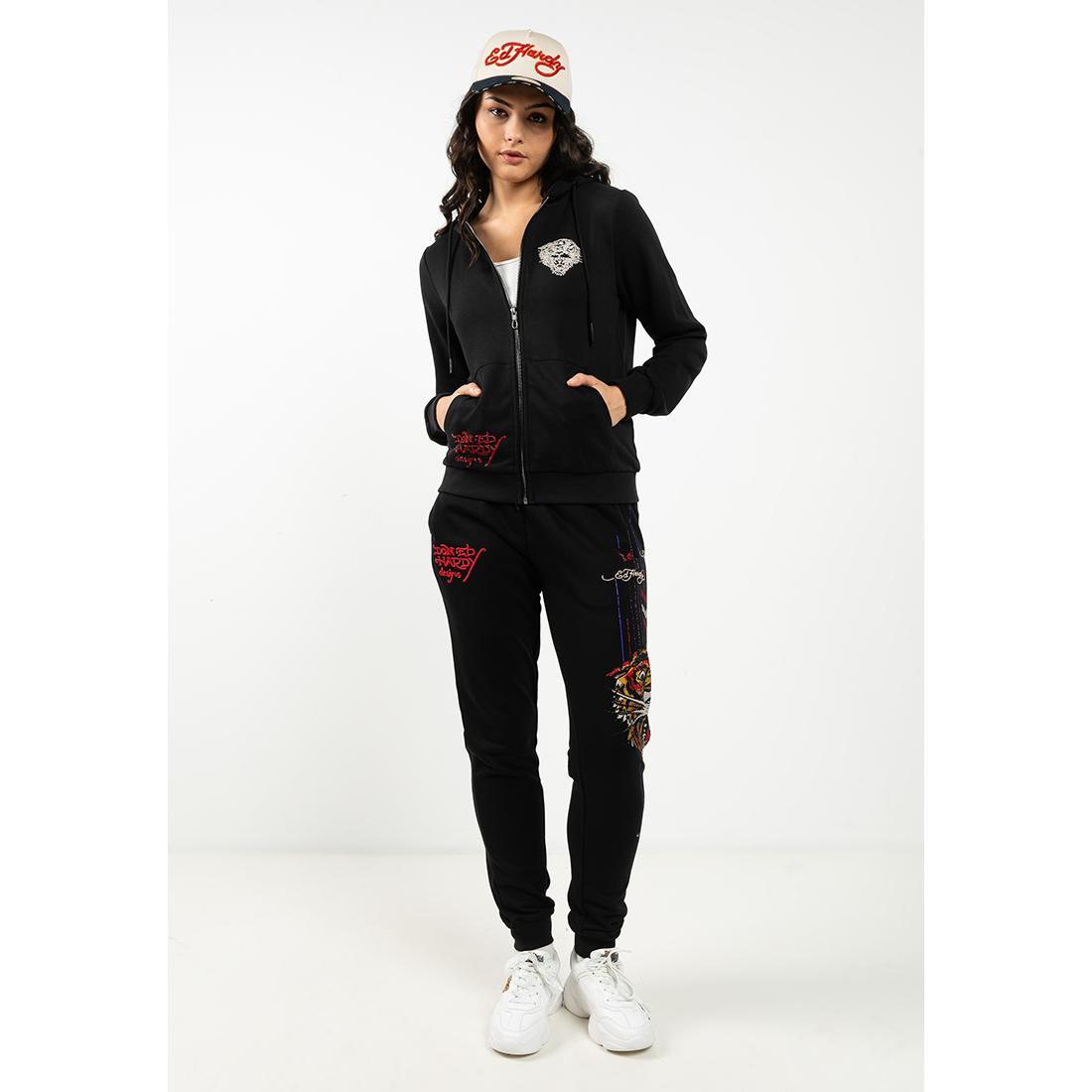 Jaket Hoodie Ed Hardy L.A Tiger Zipper Up