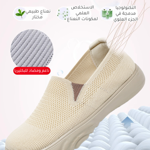 Healthy-foot   حذاء طبي ناعم وقابل للتنفس، مع واجهة مرنة تسهل الارتداء والخلع، تصميم بسيط وعصري، مناسب بشكل خاص للنساء اللاتي يعانين من انتفاخ القدم-healthy-foot