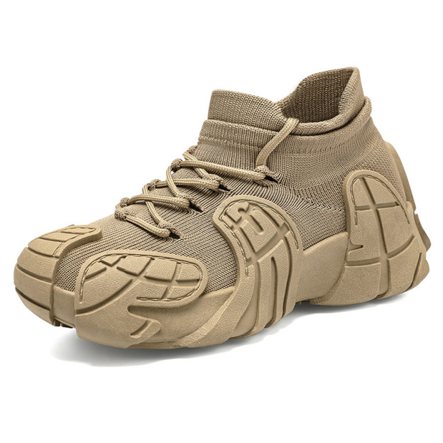 Healthy-foot  حذاء رياضي مصنوع من النسيج للسيدات، برأس دائري وقاعدة سميكة تجعل القدم تبدو أكثر نحافة، مصنوع من مادة نسيجية قابلة للتنفس، ناعم ومريح، مثالي للارتداء في الهواء الطلق أو للتنقل اليومي-healthy-foot