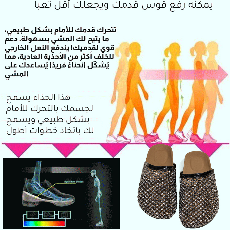 Healthy-foot شبشب حماية الأصابع مع العلوي المجوف بطريقتين للارتداء-healthy-foot