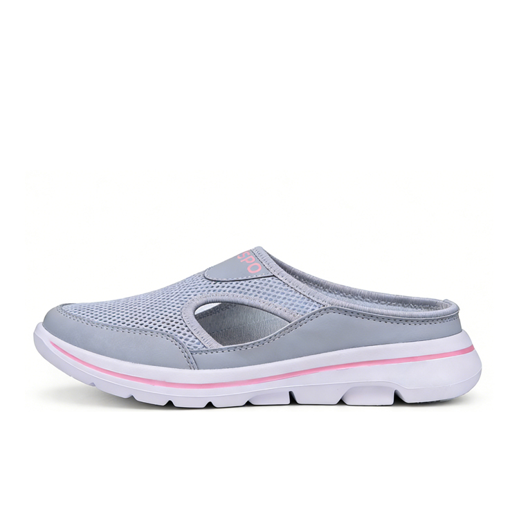 Healthy-foot  أحذية مسطحة مكشوفة للكعب، بنعل سميك مانع للانزلاق، ناعمة وراحة للقدم، مثالية للمسنين