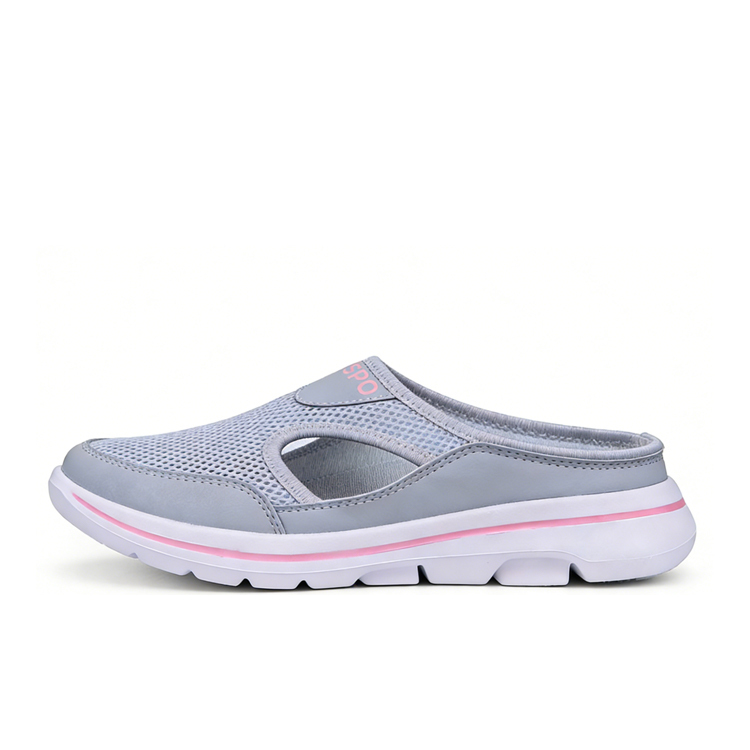 Healthy-foot  أحذية مسطحة مكشوفة للكعب، بنعل سميك مانع للانزلاق، ناعمة وراحة للقدم، مثالية للمسنين