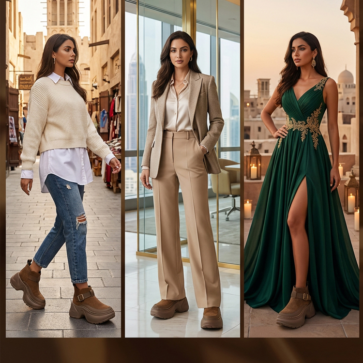 Healthy-foot  بوت مارتن عصري لزيادة الارتفاع بطراز بريطاني