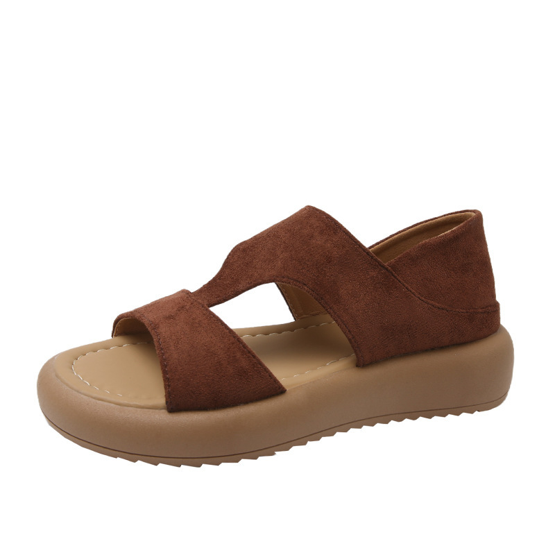 Healthy-foot صندل روماني نسائي جديد، نعل ناعم، تخميد ممتاز، تهوية جيدة، يساعد في تصحيح المشي، مناسب للارتداء مع الفساتين والسراويل اليومية-healthy-foot