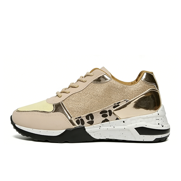 Healthy-foot حذاء رياضي نسائي مريح مع إبزيم وقاعدة سميكة وتصميم مستدير، كعب مائل يمنح قدميك مزيداً من الراحة، مثالي للارتداء اليومي غير الرسمي