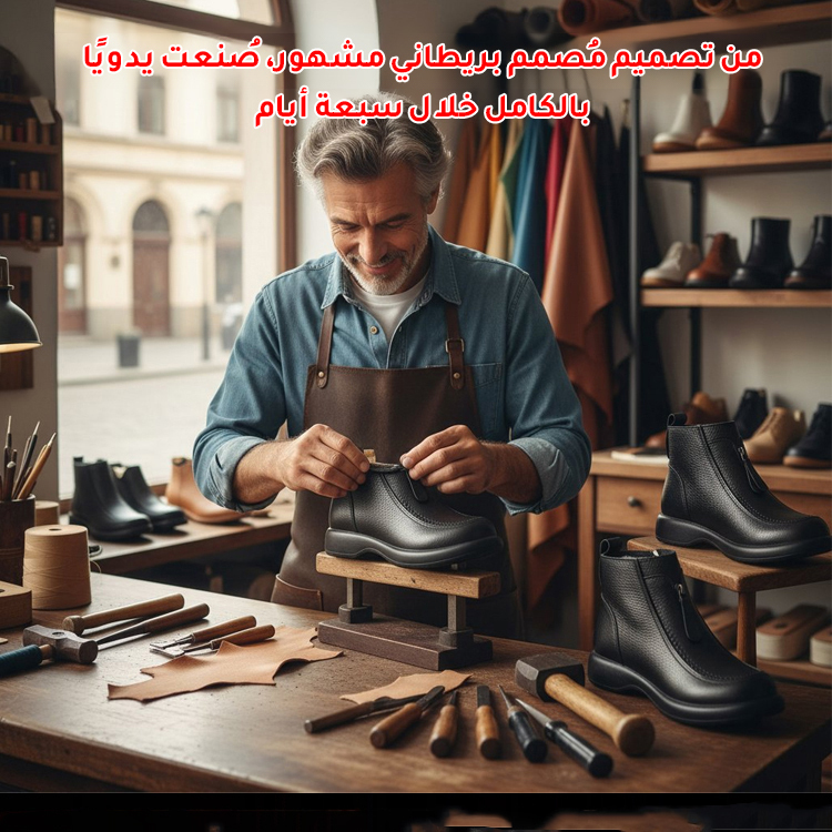 Healthy-foot حذاء نسائي من الجلد الطبيعي مع بطانة صوف دافئة، متوفر بمقاسات كبيرة، تصميم أنيق مثالي للارتداء اليومي-healthy-foot