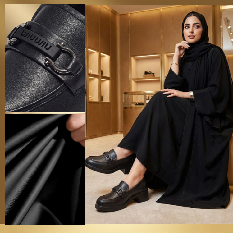 Healthy-foot حذاء لوفرز بستايل بريطاني راقي ومقدمة حذاء مستديرة(زيادة الارتفاع بصريا)