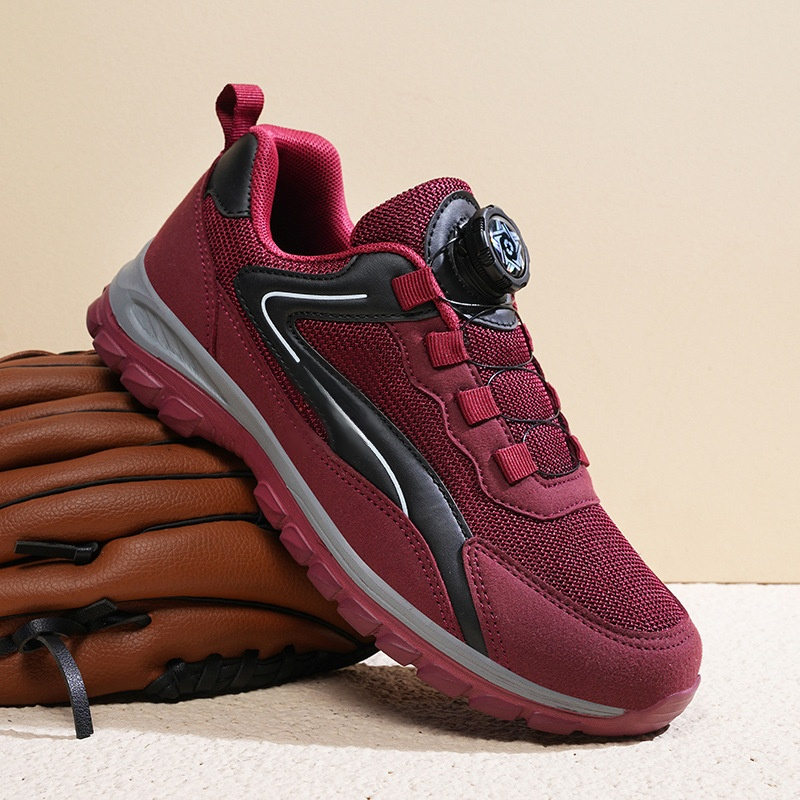 Healthy-foot   حذاء رياضي قابل للتعديل وواسع ومهوّى، مزوّد بإبزيم للضبط، يوفر دعمًا للقوس القدمي، مناسب بشكل أكثر للكبار والمسنين-healthy-foot