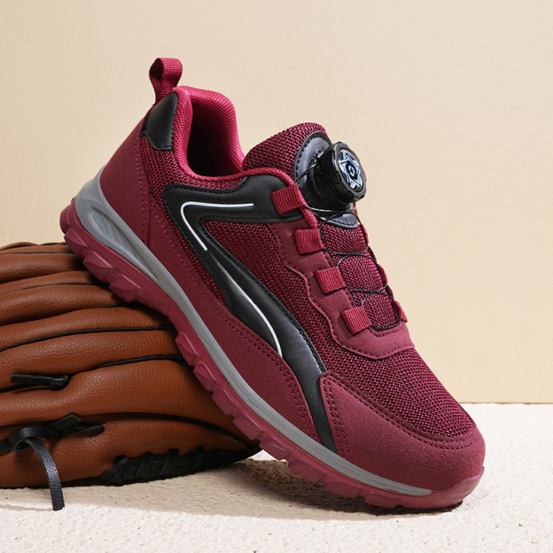 Healthy-foot   حذاء رياضي قابل للتعديل وواسع ومهوّى، مزوّد بإبزيم للضبط، يوفر دعمًا للقوس القدمي، مناسب بشكل أكثر للكبار والمسنين-healthy-foot