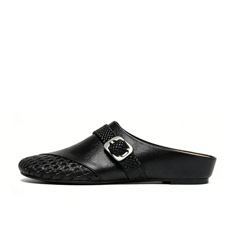 Healthy-foot حذاء نسائي بأسلوب فرنسي أنيق ومفرغ، كعب منخفض بارتفاع 3 سم، يضمن المشي المستقر والمريح، مثالي للتنقل اليومي أو الخروجات العادية