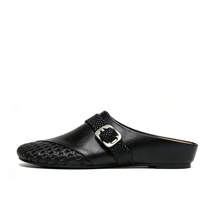 Healthy-foot حذاء نسائي بأسلوب فرنسي أنيق ومفرغ، كعب منخفض بارتفاع 3 سم، يضمن المشي المستقر والمريح، مثالي للتنقل اليومي أو الخروجات العادية