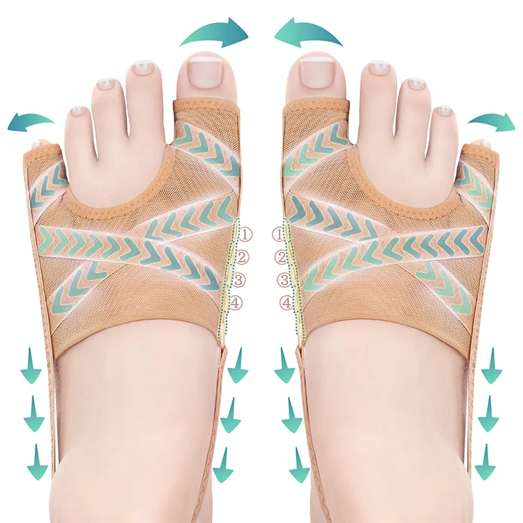 Healthy-foot دعامة إصلاح إبهام القدم الأروح من نسيج شبكي