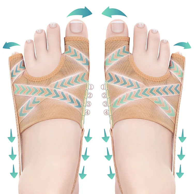 Healthy-foot دعامة إصلاح إبهام القدم الأروح من نسيج شبكي