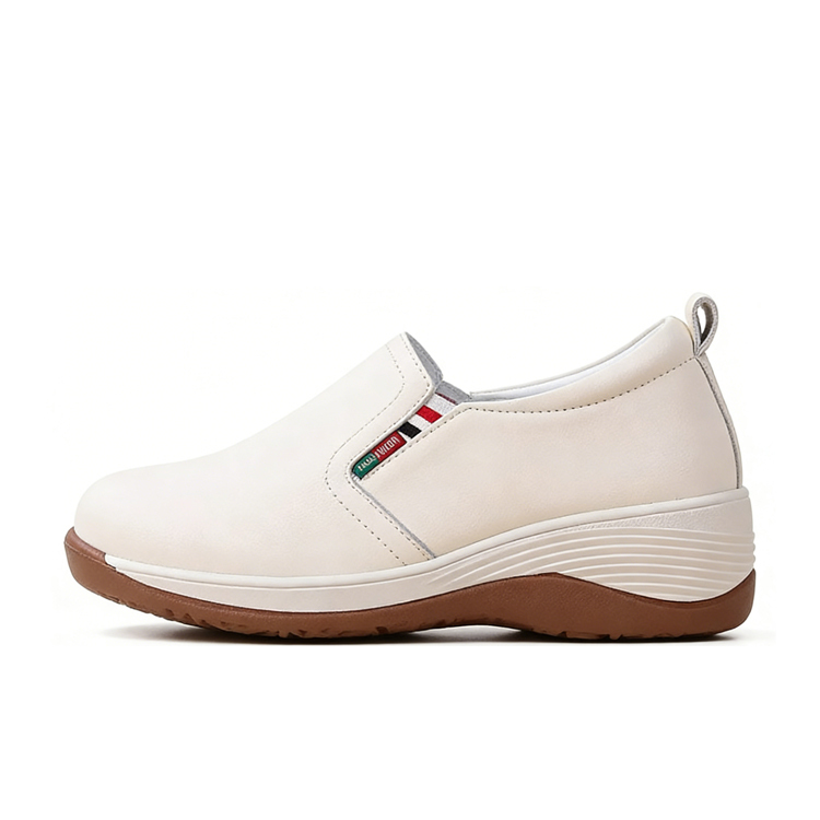 Healthy-foot حذاء لوفر كاجوال بعلوي جلدي (زيادة الارتفاع بمقدار 5 سم)