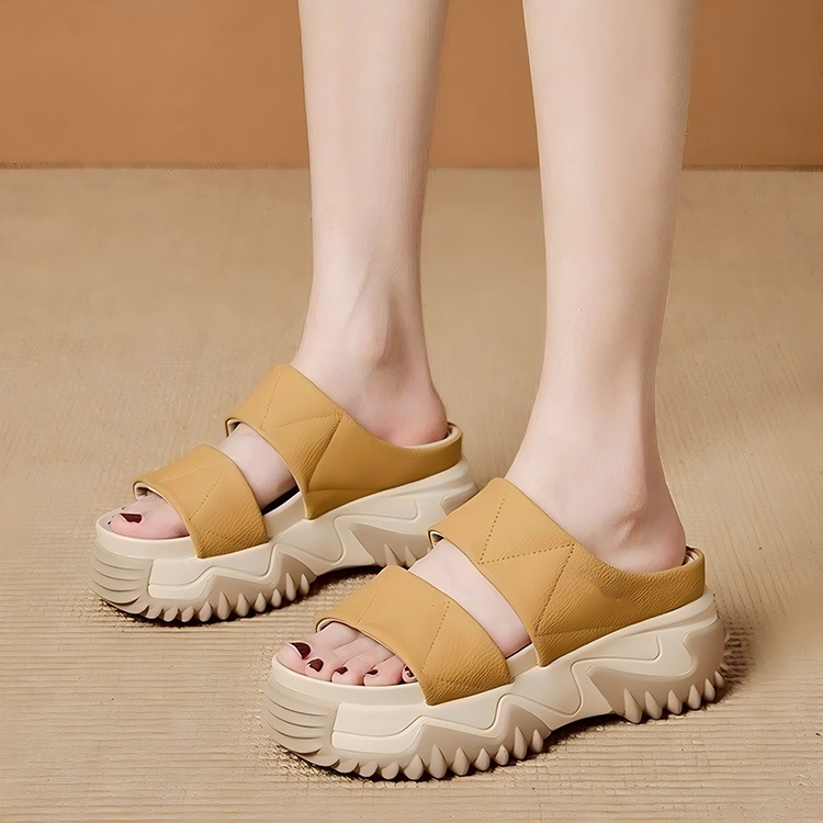 Healthy-foot صندل نسائي بكعب 7.5 سم، مريح للارتداء لفترة طويلة ومناسب للارتداء اليومي العادي-healthy-foot