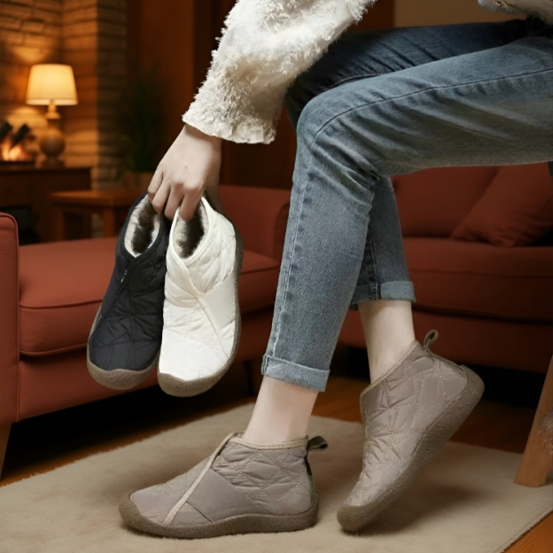 Healthy-foot حذاء بوت دافئ مع بطانة سميكة للنساء (تشكيل وتجميل شكل الساق خلال 4 أسابيع )