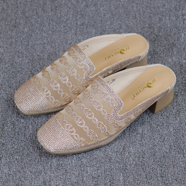 حذاء نسائي إيطالي مجوف بكعب عالي مقاوم للماء-healthy-foot