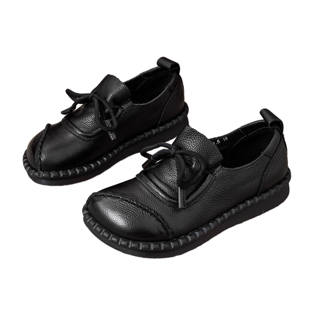 Healthy-foot حذاء نسائي مسطح مصنوع يدويًا بأسلوب عتيق