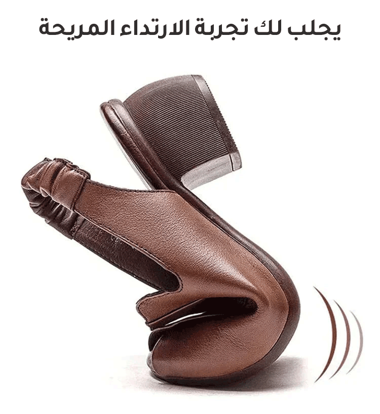 حذاء نسائي بكعب مرتفع مناسب للعمل