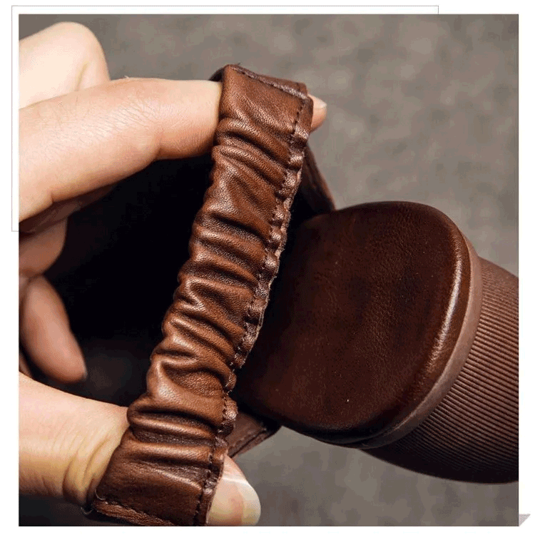 Healthy-foot حذاء نسائي مفتوح من الأمام برأس مستدير، مريح للغاية، كعب عالي وسميك بـ 7 سم، نعل مرن يمنع التعب عند الوقوف لفترات طويلة، مناسب للارتداء اليومي-healthy-foot