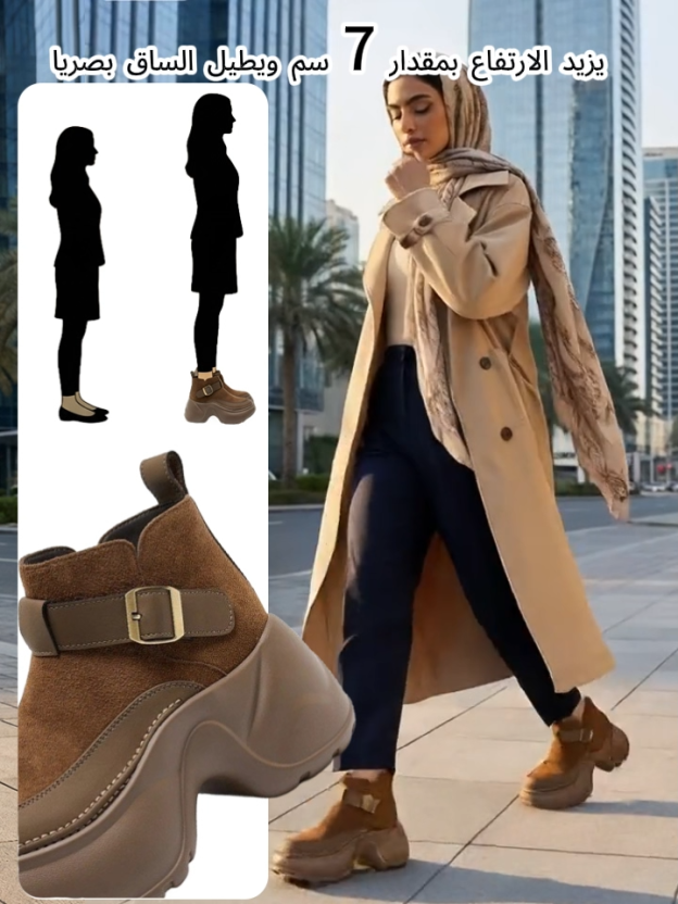 بوت مارتن عصري لزيادة الارتفاع بطراز بريطاني