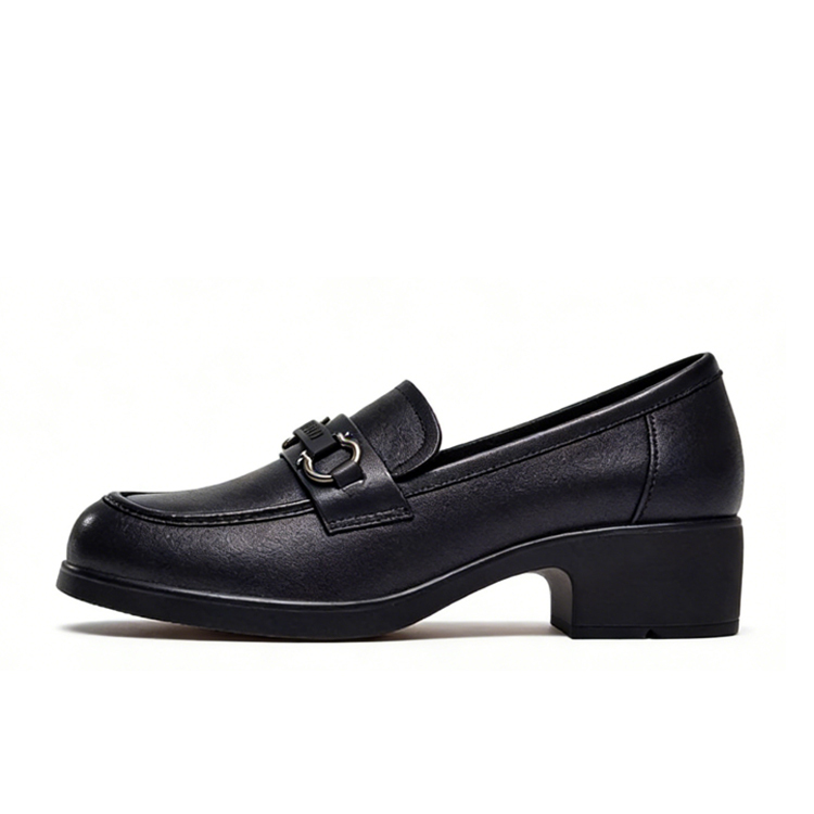 Healthy-foot حذاء لوفر كلاسيكي للسيدات، تصميم مستدير يناسب القدم العريضة والممتلئة، متوفر بجميع المقاسات، قاعدة سميكة توفر الراحة عند المشي وتطيل شكل الساق، مثالي للعمل أو الارتداء اليومي